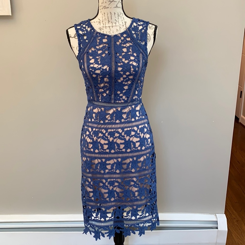 NWT Lace blue dress size small